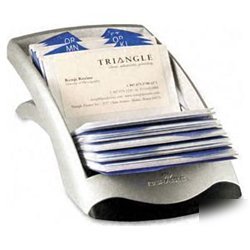 New visifix&reg desk business card file, 100 pockets...