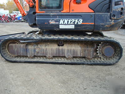 Kubota KX121-3 mini excavator cab a/c, angle blade 