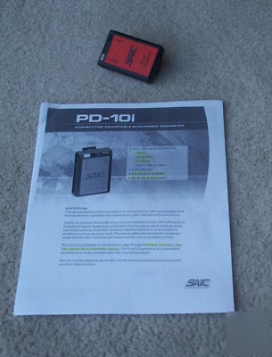 Saic pd-10I radiation detector, dosimeter: ludlum 