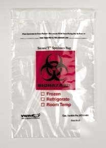 Vwr biohazard specimen bags 11215-684