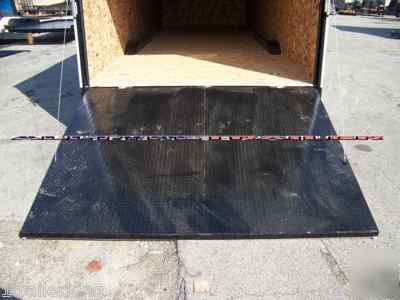 26' quad motorcycle toy hauler rhino enclosed trailer