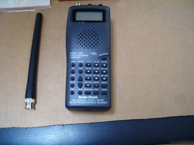 Radio shack 20-309 pro-60 200 ch portable scanner