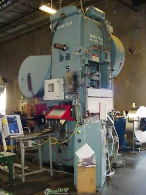 150 ton minster straight side single crank punch press