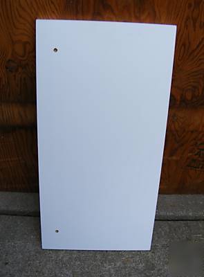Commercial retail shelf shelving white 24X14 slotted S2