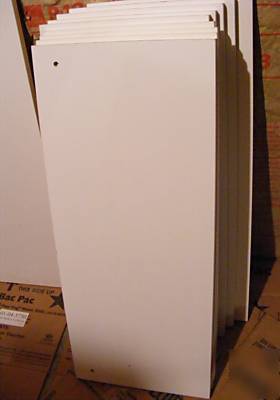 Commercial retail shelf shelving white 24X14 slotted S2