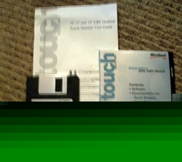 New microtouch 3M crt desktop touch monitor software