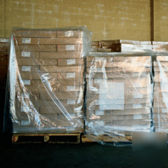 Shoplet select 3 mil clear pallet covers 26 x 24 x 48