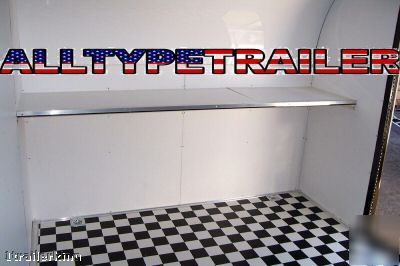 2009 enclosed motorcycle quad car hauler rhino trailer