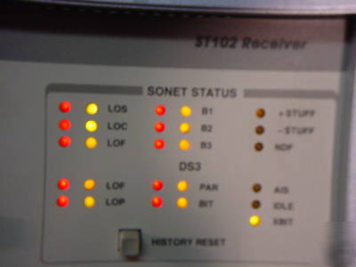 Microwave logic/tektronix sonet trans ST102 receiver