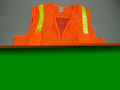 New orange safety surveyor vest multi pocket reflective