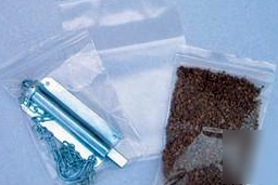 1000 poly reclosable bags 2 mil 3