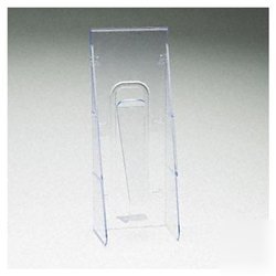 New stand tall&reg leaflet wall pocket, clear, 4-9/1...