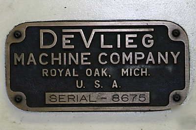 New devlieg 43K-72 completely rescaped 2009 cnc 4 axis