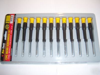 12PC micro precision mobile torx star screwdriver set