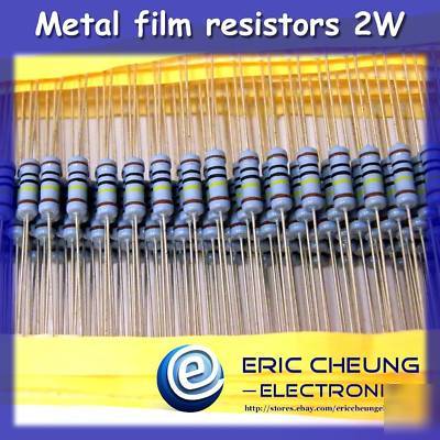 40PCS 5.6K ohm metal film resistors 2W +/-1%