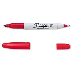 New sharpie&reg twin tip permanent marker, fine 1.0M...