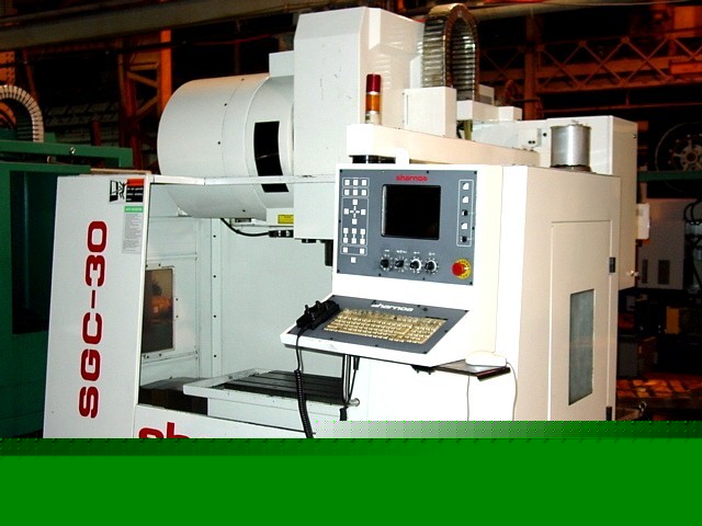 2000 sharnoa sgc-30 tiger cnc vertical mach center