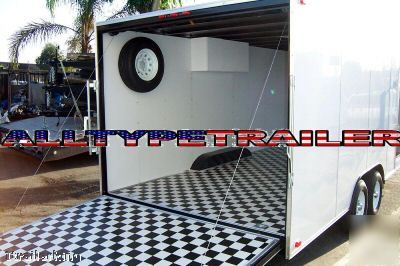 Enclosed photography / dui custom built t/ spec trailer