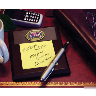 The memory company washington nationals memo pad holder