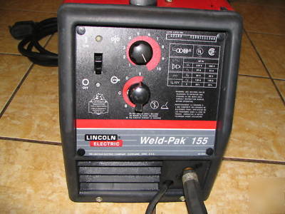 Lincoln weld-pak 155 wire feed welder