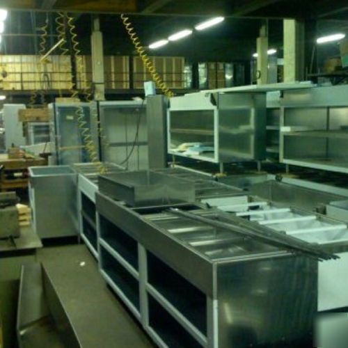 New flat glass bakery display case cooler, refrigerator