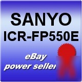 Sanyo icr-FP550E digital voice recordr 1GBFLASH mem 1GB