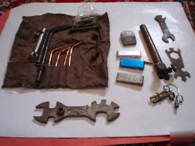 2 gas welding torches parts many accessories