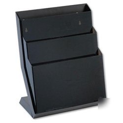 New classic hot file&reg three pocket desktop stand,...