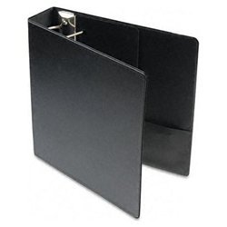 New recycled easy open&reg d ring binder, leather gr...