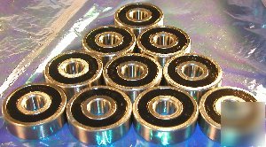 10 wheel sealed ball bearing 6203DD 17X40X12