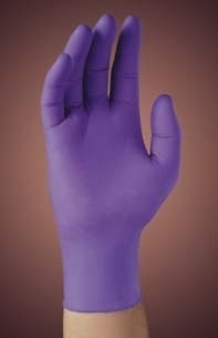 Kimberly clark microgrip purple nitrile poly: 40101-348