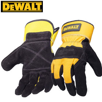 DewaltÂ® premium split cowhide leather palm glove